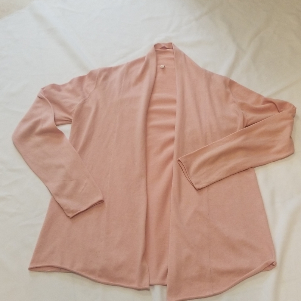 Muji Shawl Front Cardigan, cotton, large EUC